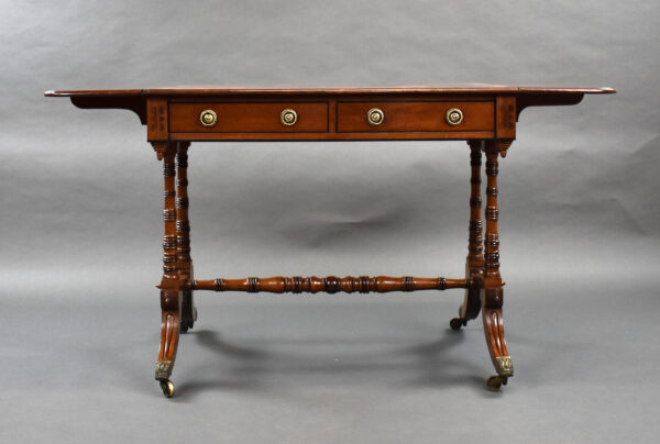 Regency Mahogany Sofa Table - Image 5