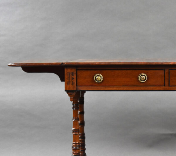 Regency Mahogany Sofa Table - Image 6