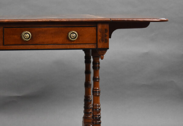 Regency Mahogany Sofa Table - Image 7