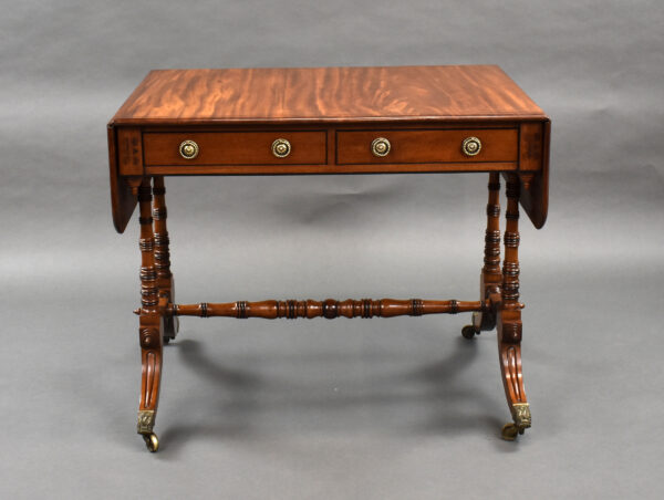 Regency Mahogany Sofa Table - Image 12