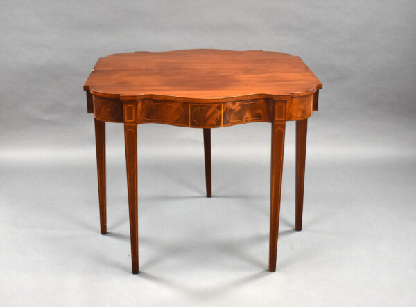 Edwardian Mahogany Tea Table - Image 4