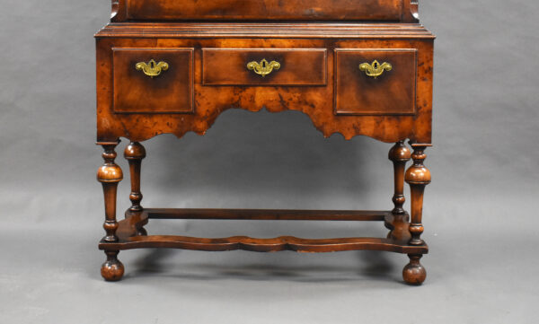 19th Century Figured Walnut Chest on Stand - Image 3