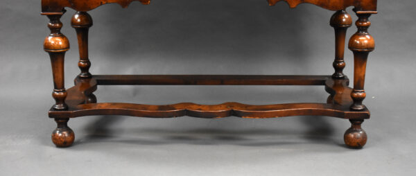 19th Century Figured Walnut Chest on Stand - Image 7