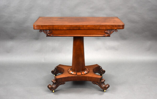 William IV Mahogany Card Table - Image 12