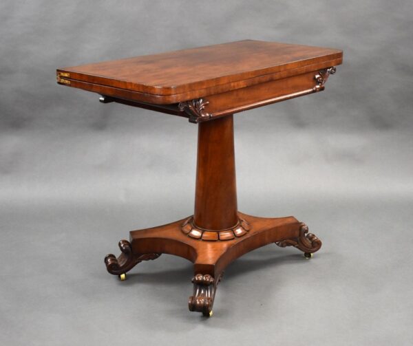 William IV Mahogany Card Table