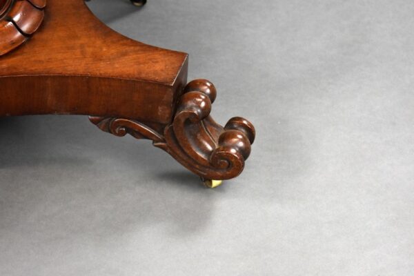 William IV Mahogany Card Table - Image 5