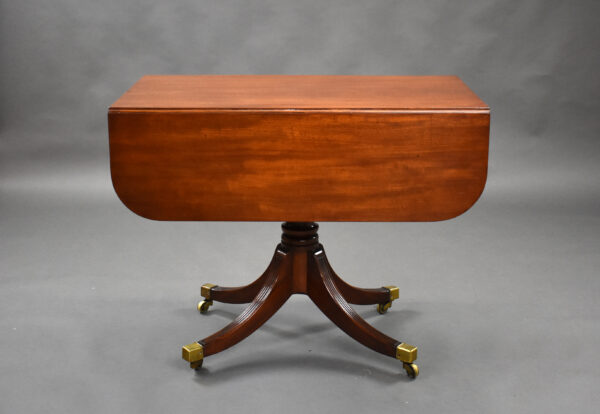 Regency Mahogany Pembroke Table - Image 6