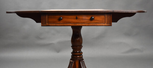 Regency Mahogany Pembroke Table - Image 9