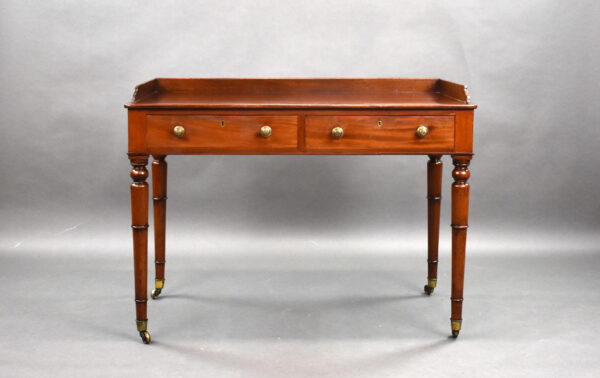 Victorian Mahogany Writing Table - Image 2