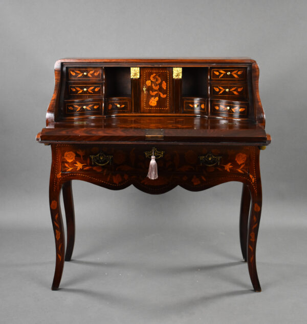 19th Century Dutch Marquetry Bureau - Image 6