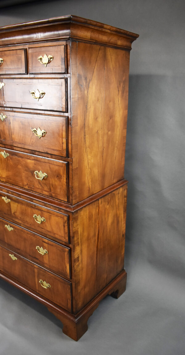 George III Walnut Chest on Chest - Image 2