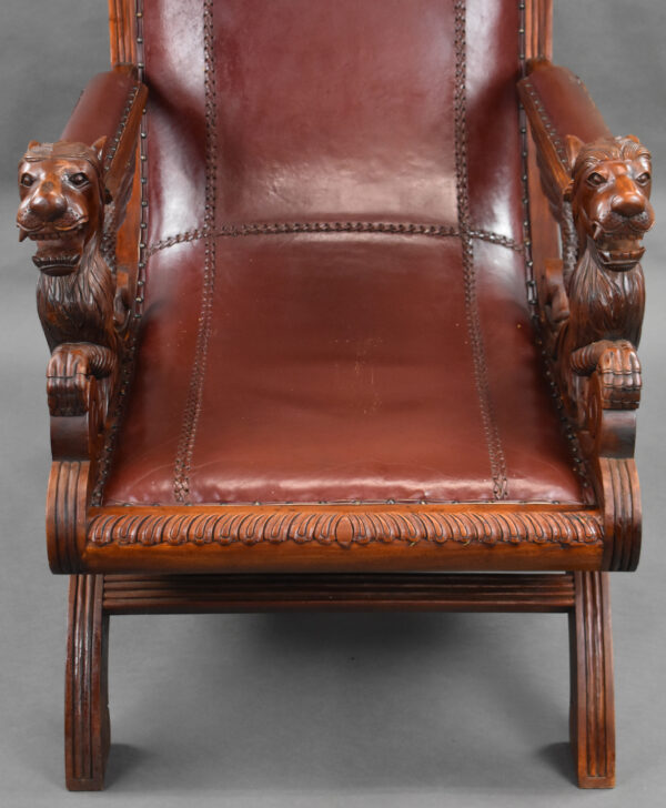 19th Century Continental Walnut Armchair - Image 5