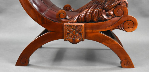 19th Century Continental Walnut Armchair - Image 8