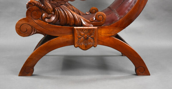 19th Century Continental Walnut Armchair - Image 10