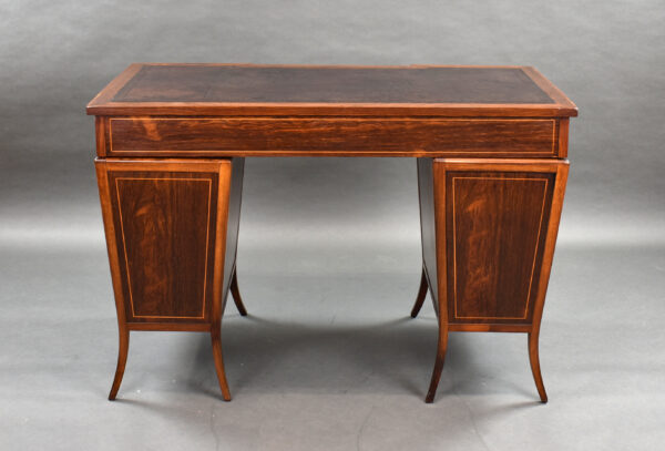 Victorian Rosewood Pedestal Desk - Image 3