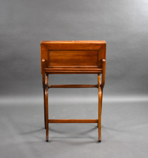 Victorian Walnut Campaign Travelling Desk - Image 3