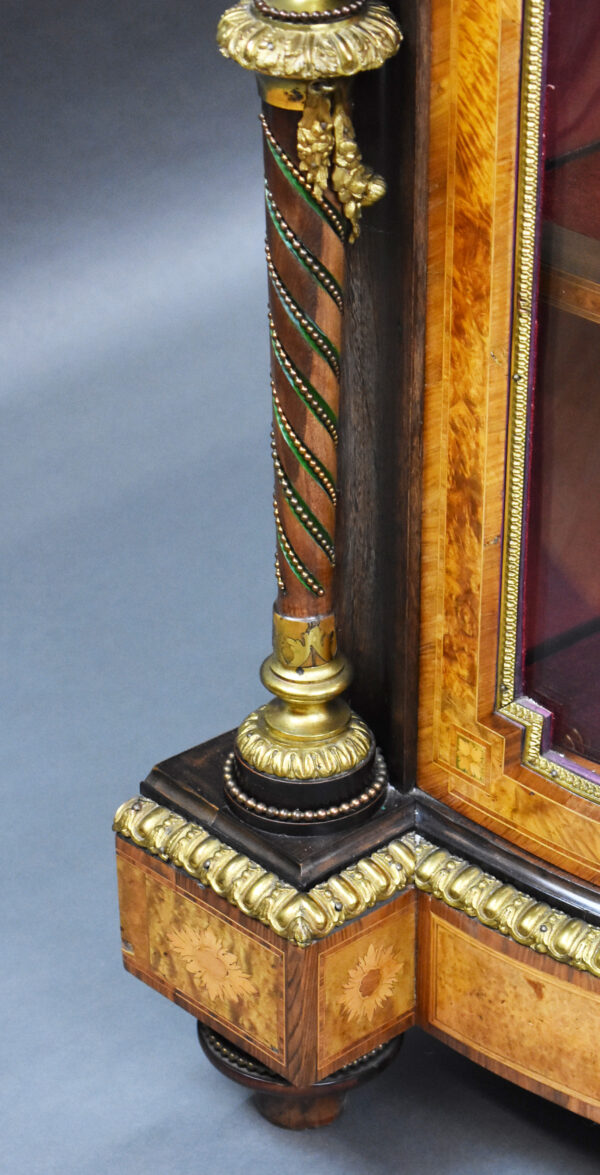 Victorian Burr Walnut Credenza - Image 8