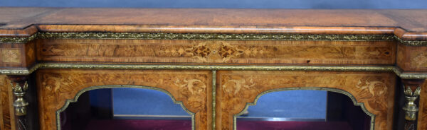 Victorian Burr Walnut Credenza - Image 2