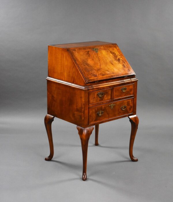 Queen Anne Style 1930s Walnut Bureau