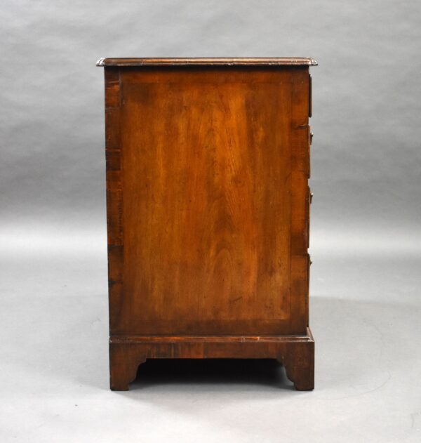 Antique Burr Walnut Kneehole Desk - Image 8