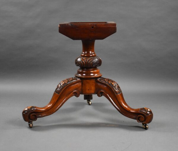 Victorian Burr Walnut Round Breakfast Table - Image 5