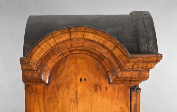 Antique Queen Anne Style Walnut Double Dome Bookcase - Image 4