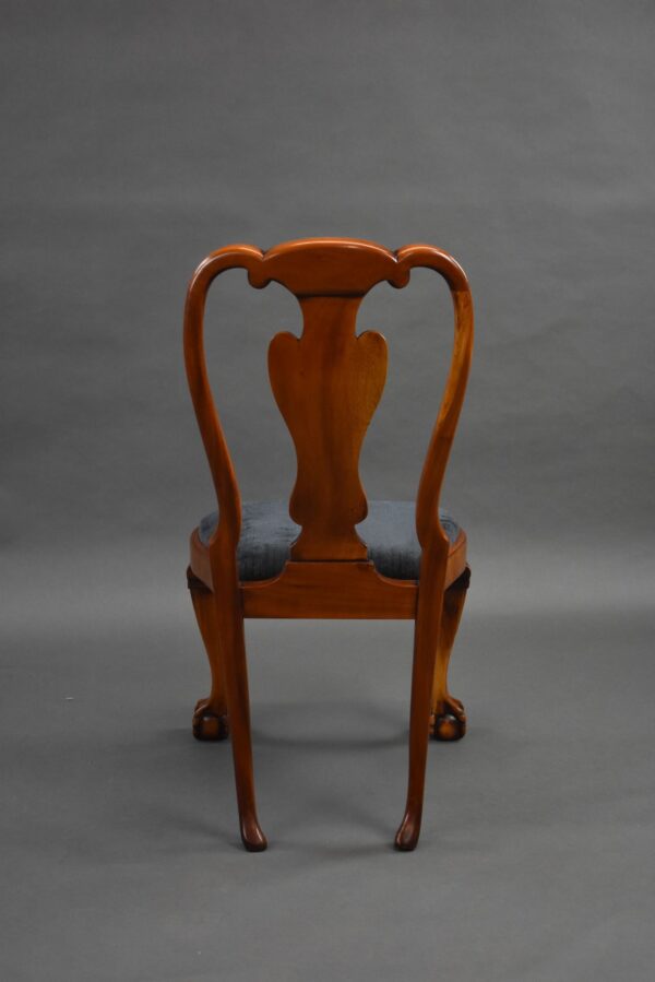 Set Ten George II Style Walnut Dining Chairs - Image 9