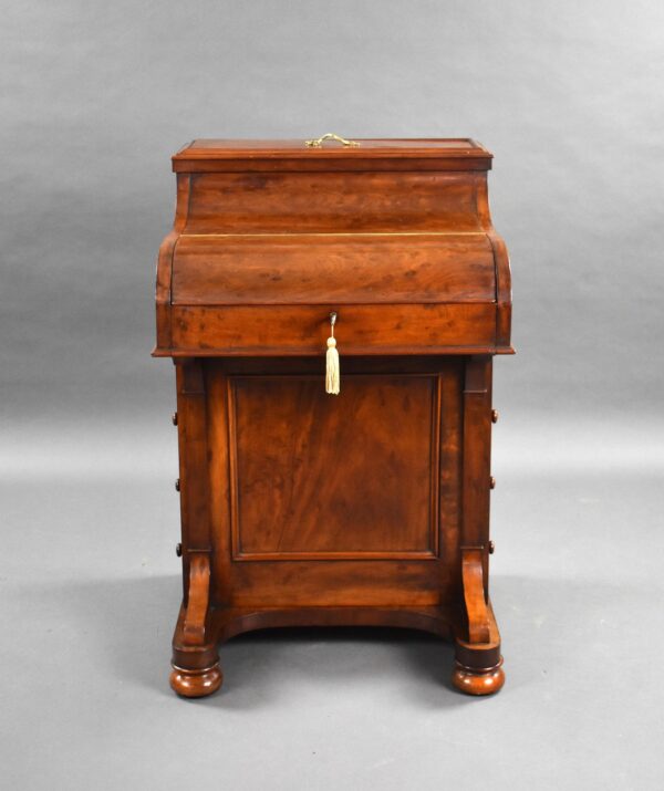 Victorian Mahogany Piano Top Pop Up Davenport - Image 14