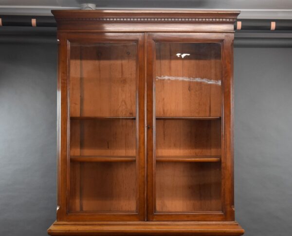 Victorian Walnut Bookcase - Image 7