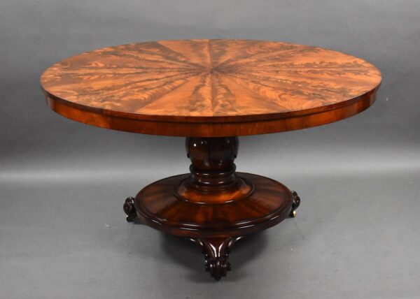 Quality William IV Mahogany Circular Breakfast/Dining Table