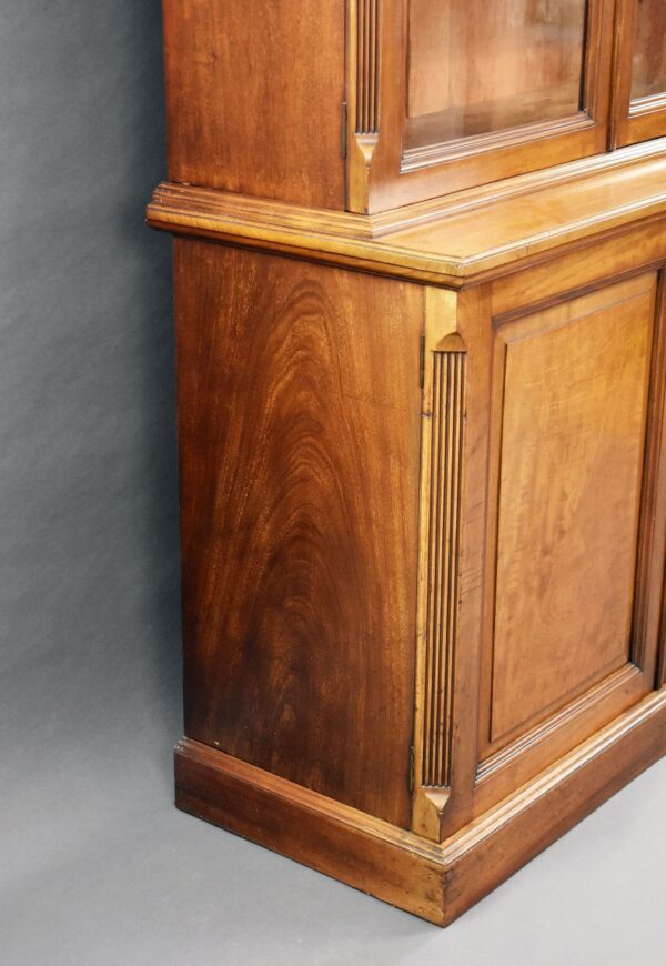 Victorian Walnut Bookcase - Image 4