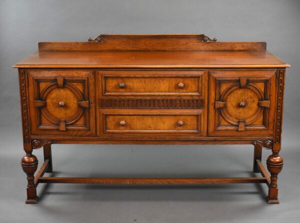 Large Oak Sideboard by Waring & Gillows - Image 5