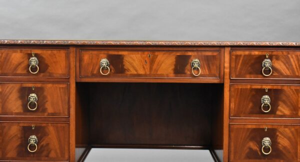 Edwardian Mahogany Desk - Image 3