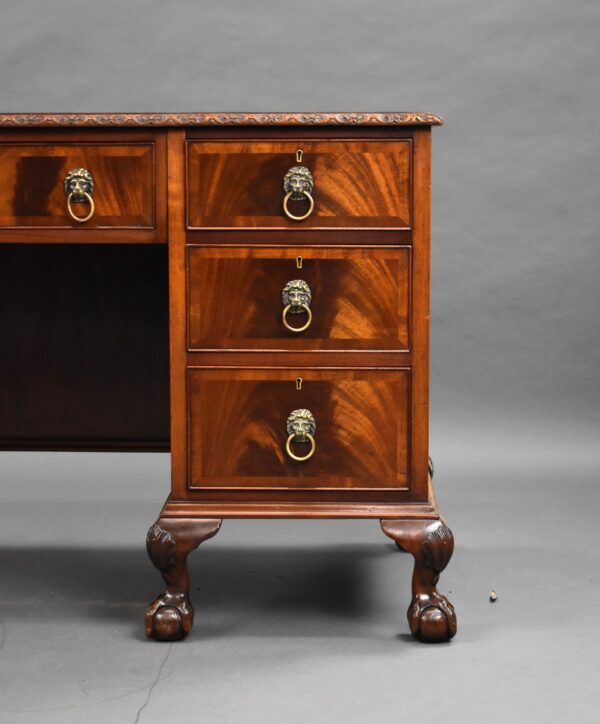 Edwardian Mahogany Desk - Image 2