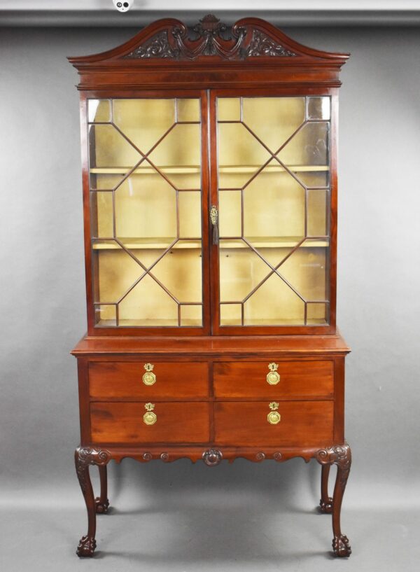 Edwardian Mahogany Display Cabinet