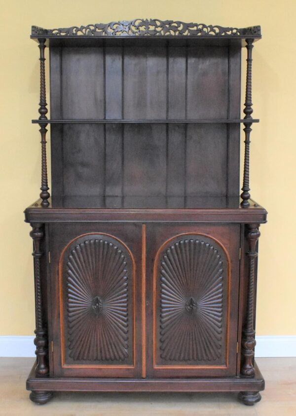 Victorian Rosewood Dresser/Cupboard