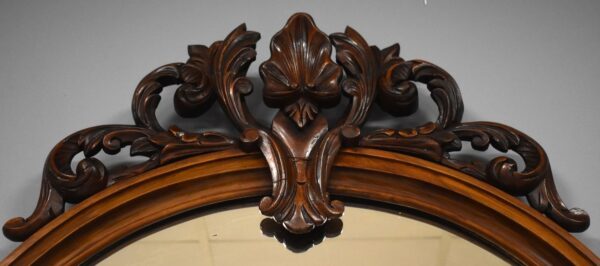 Victorian Walnut Inlaid Mirror Back Sideboard - Image 3