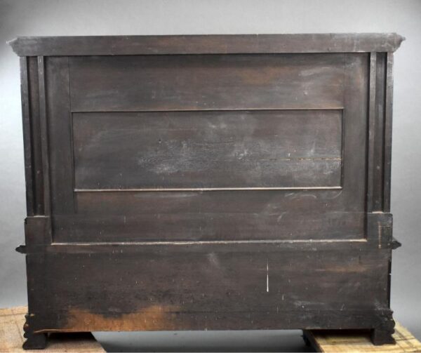 19th Century Heavil Carved Oak Settle - Image 2