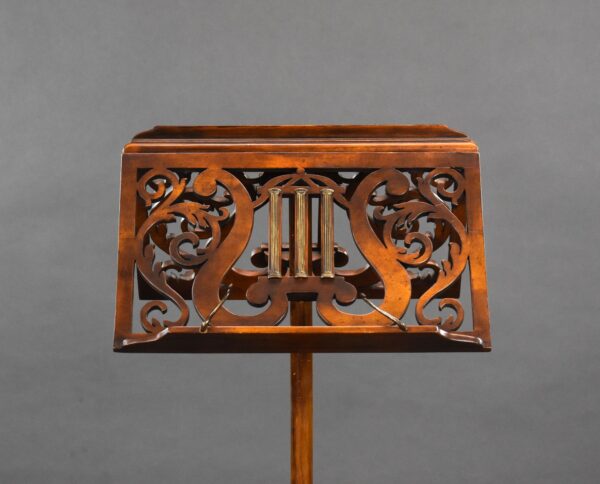 Victorian Mahogany Duet Stand - Image 7