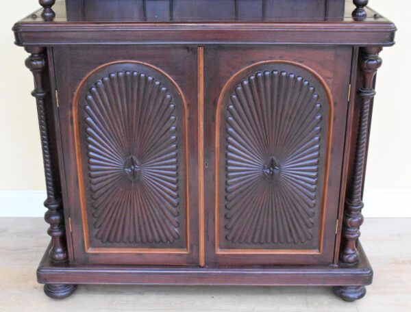 Victorian Rosewood Dresser/Cupboard - Image 2