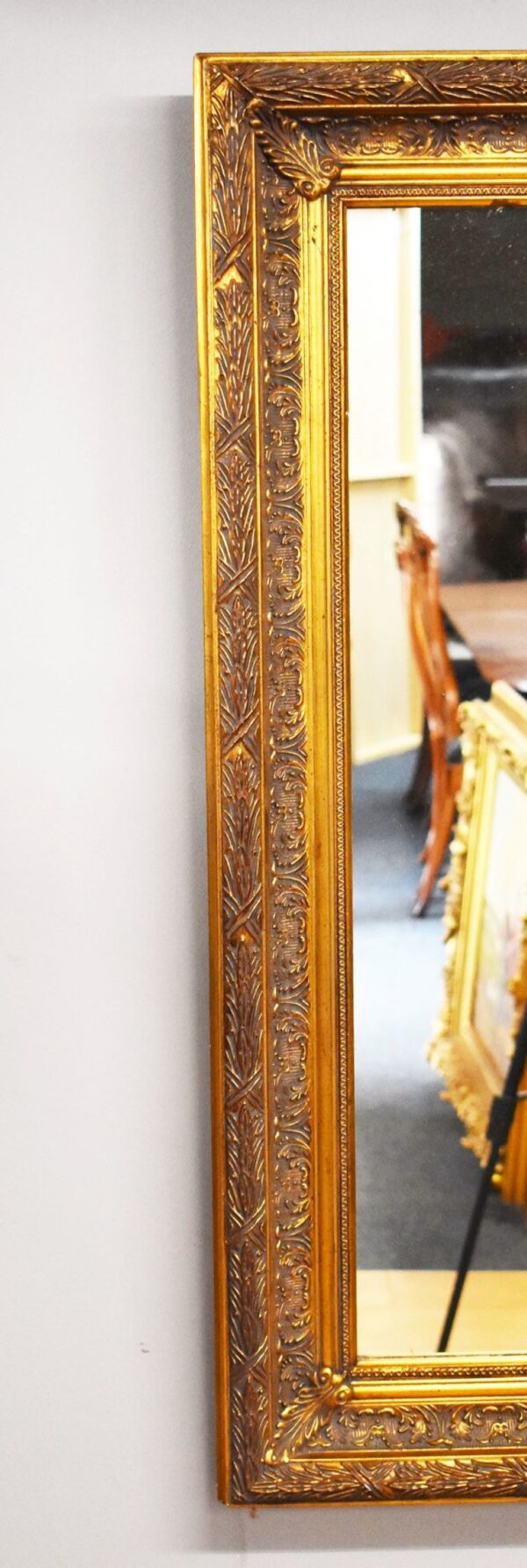 Large Ornate Gilt Framed Mirror - Image 3