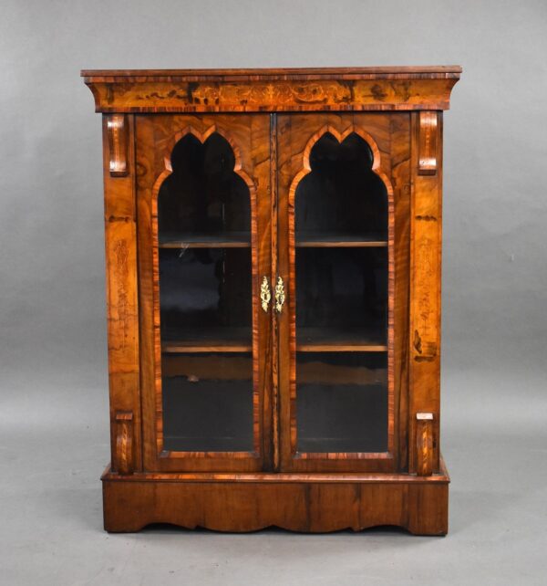 Late Victorian Walnut Cabinet - Image 5