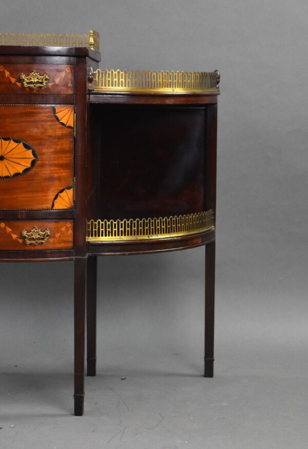 Edwardian Mahogany Inlaid Sideboard - Image 4