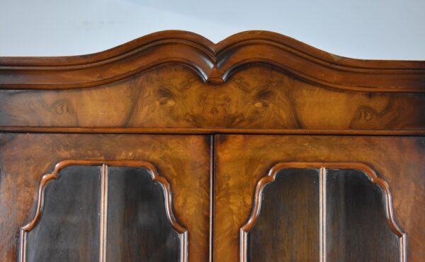 George III Style Walnut Corner Cabinet - Image 2