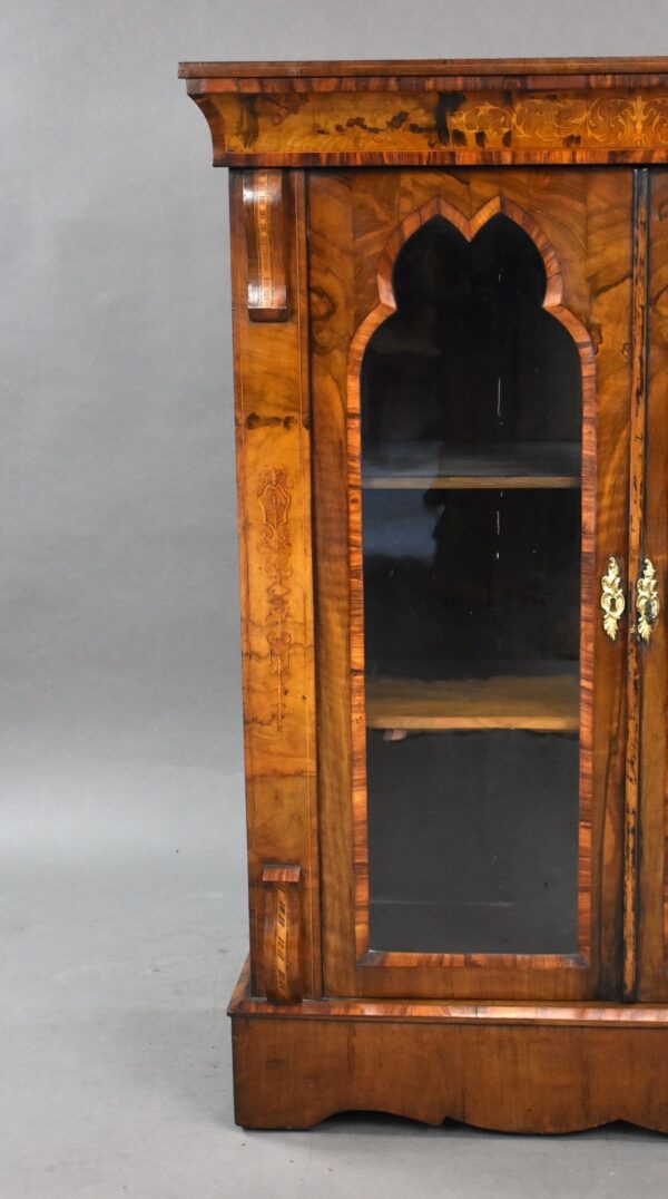 Late Victorian Walnut Cabinet - Image 3