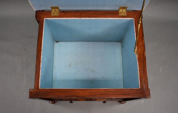 Mid Victorian Rosewood Ottoman - Image 4