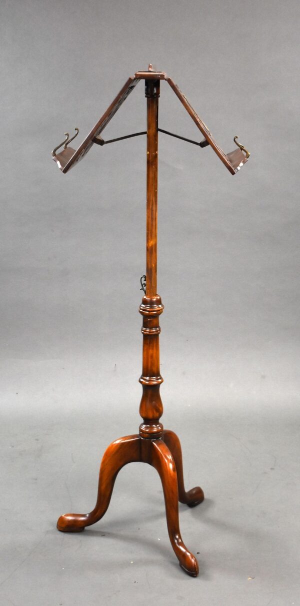 Victorian Mahogany Duet Stand - Image 4