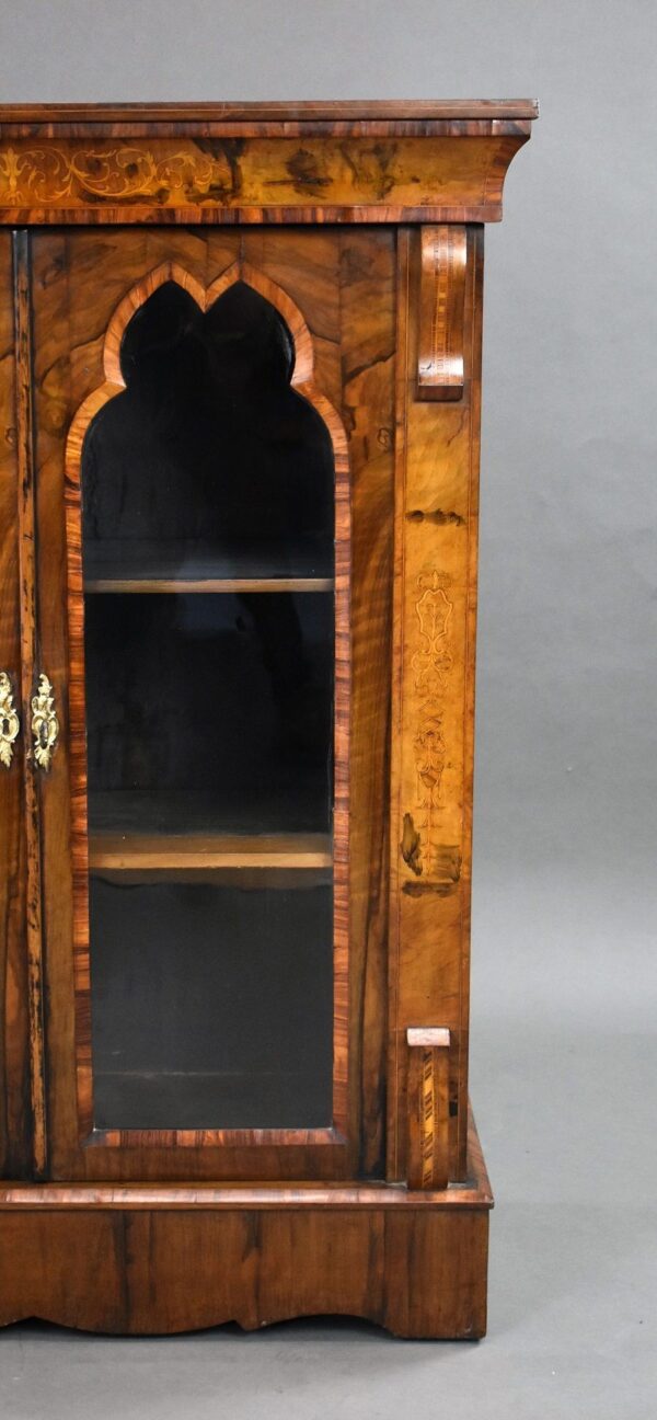 Late Victorian Walnut Cabinet - Image 2