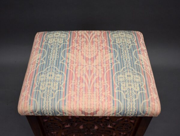 Mid Victorian Rosewood Ottoman - Image 3