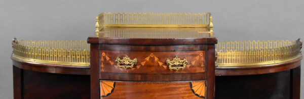 Victorian Walnut Marquetry Pier Cabinet - Image 3